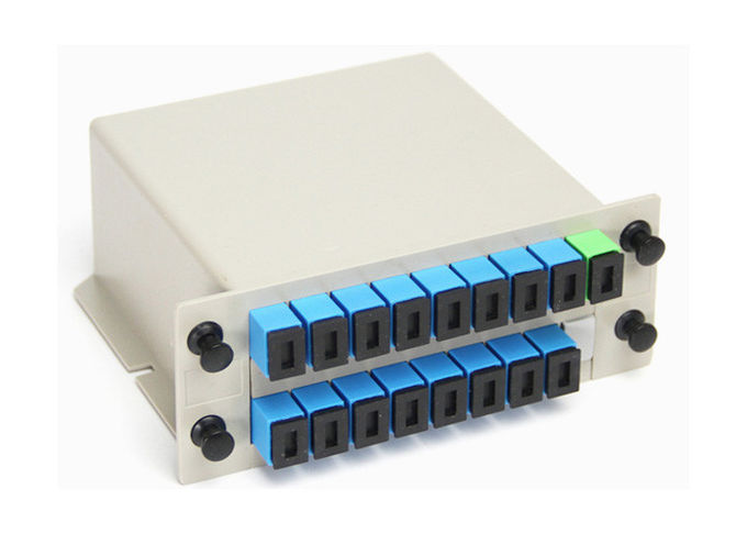 SC UPC 1x16 Splitter Box do kabla światłowodowego, rozdzielacz światłowodowy kasetowy plc 1