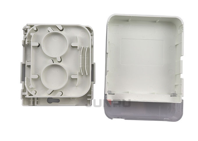 Przezroczysta osłona przeciwpyłowa Ftth Światłowodowa skrzynka przyłączeniowa PC ABS Biały kolor 1