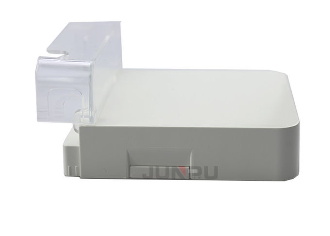 Przezroczysta osłona przeciwpyłowa Ftth Światłowodowa skrzynka przyłączeniowa PC ABS Biały kolor 0
